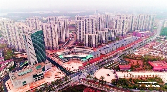南昌新建区省庄花园航拍图 南昌新建区省庄花园航拍图